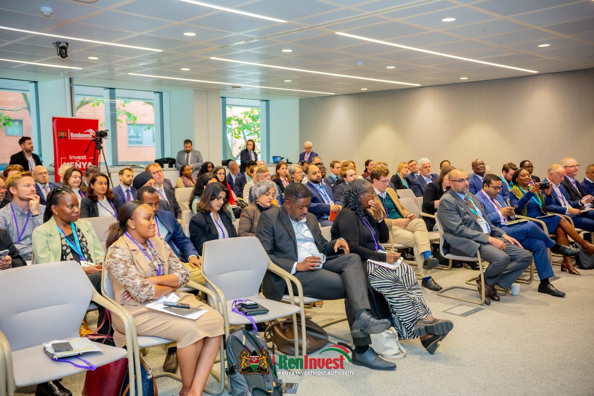 InvestKenya_'s tweet photo. This morning in London, KenInvest showcased Kenya’s bankable projects during the Impact Investment Roundtable: Investing in Kenya.

KenInvest CEO, @JohnMwendwaOGW , presented high-impact, investment-ready projects and reaffirmed Kenya’s position as a leading destination for investment in Africa. He was joined by Daniel Mainda, CEO of the Nairobi International Financial Centre, and Mikir Shah, Founder and CEO of Africa Specialty Risks, who highlighted Kenya’s role as a regional financial hub and the importance of de-risking investment across African markets.