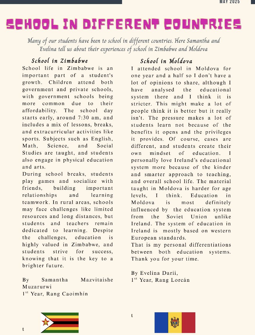 CB Multicultural (@cbmulticultural) on Twitter photo We our delighted to unveil our summer edition of The Language Coner <a href="/Colaistebride/">Coláiste Bríde D22</a> <a href="/CbMulticultural/">CB Multicultural</a>. Lots of interesting articles from our students. Enjoy 👋🌎issuu.com/magsk44/docs/m… We our delighted to unveil our summer edition of The Language Coner <a href="/Colaistebride/">Coláiste Bríde D22</a> <a href="/CbMulticultural/">CB Multicultural</a>. Lots of interesting articles from our students. Enjoy 👋🌎issuu.com/magsk44/docs/m…