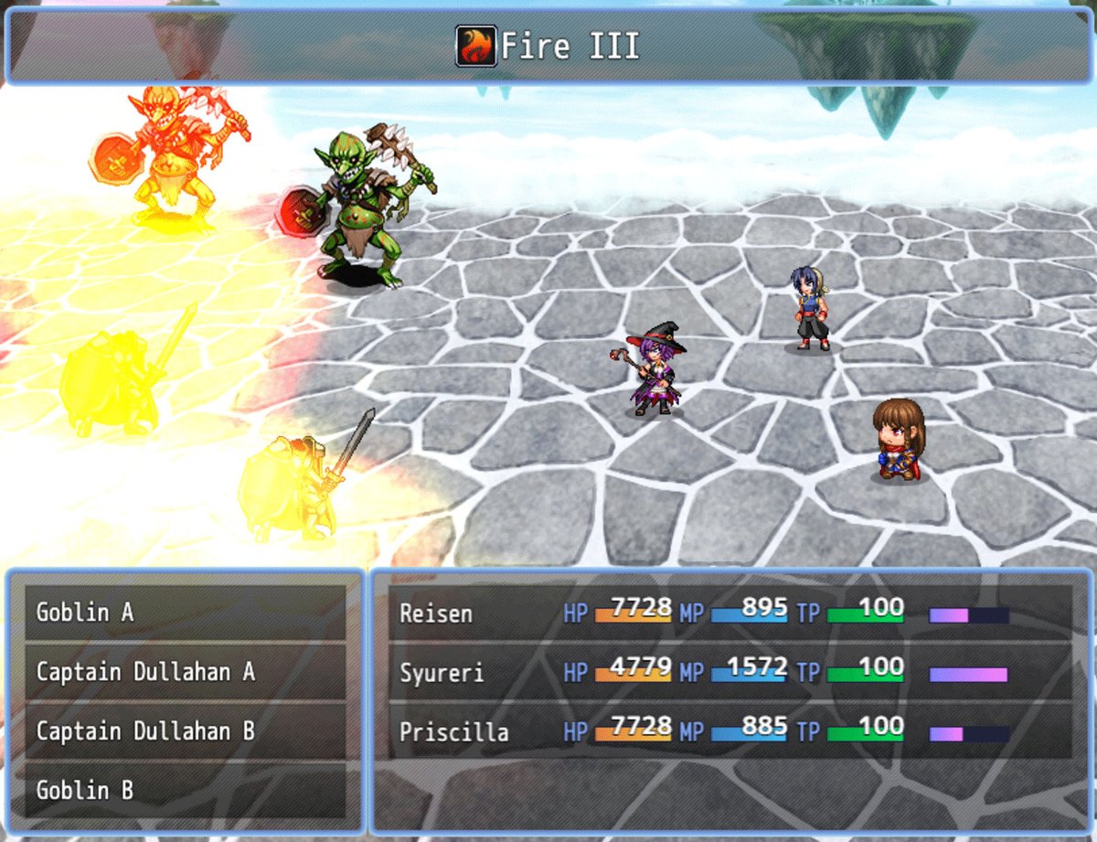 dmplugins's tweet photo. I've just released an update for my DM_FFStyleBattleUI plugin that fixes a bug with the Party Status window background not applying 'Dim' or 'Transparent' settings correctly. https://t.co/6aFidVAWzm #RPGMakerMZ #rpgmaker #rmmz https://t.co/39M6z104nG