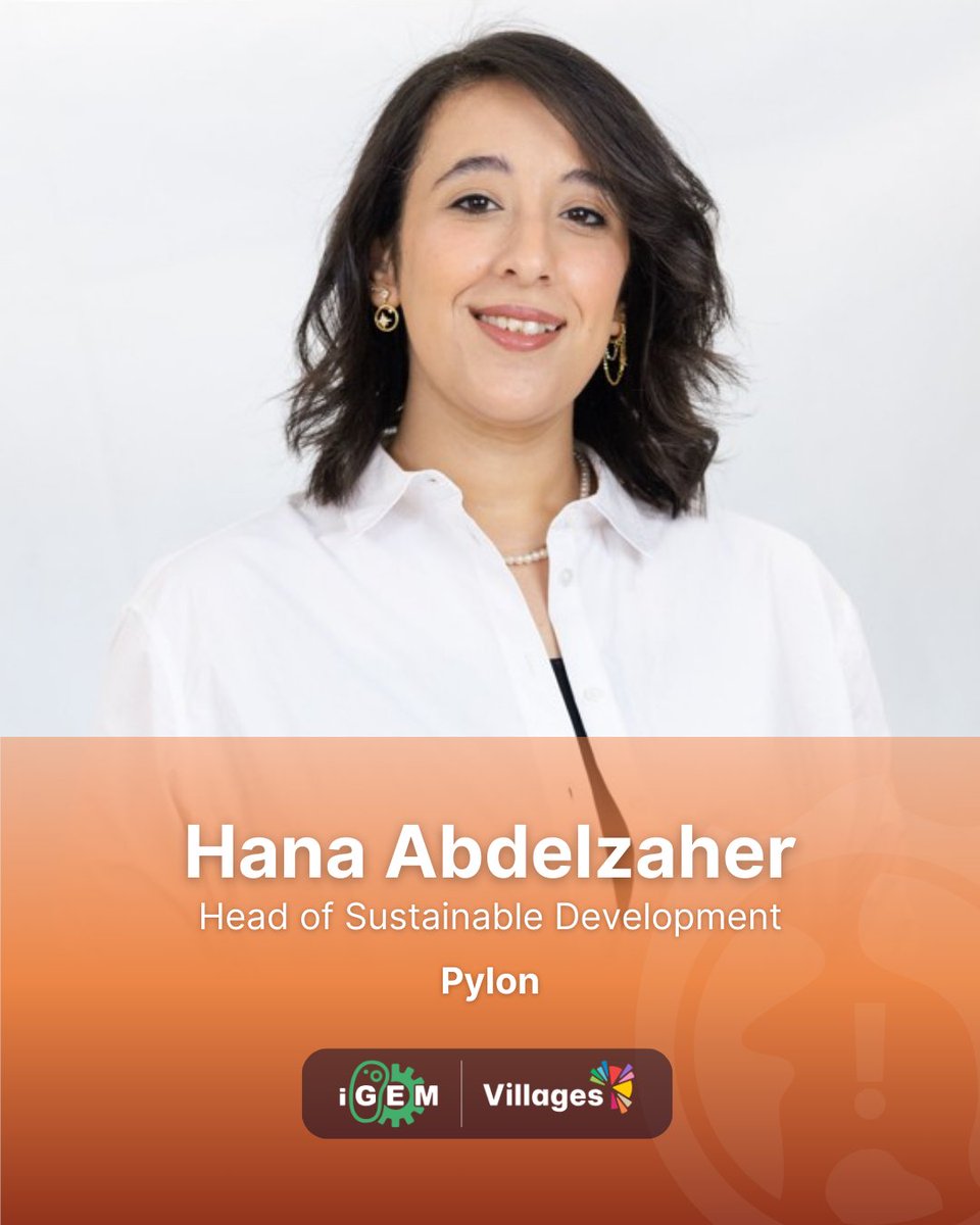 iGEMCommunity's tweet image. Welcoming Hana Abdelzaher as a Mayor of iGEM’s Climate Crisis Village.
This Village brings together our community working on SynBio solutions to tackle the climate crisis and build climate resilience, driven by shared tools, roadmaps and collaboration.
villages.igem.org