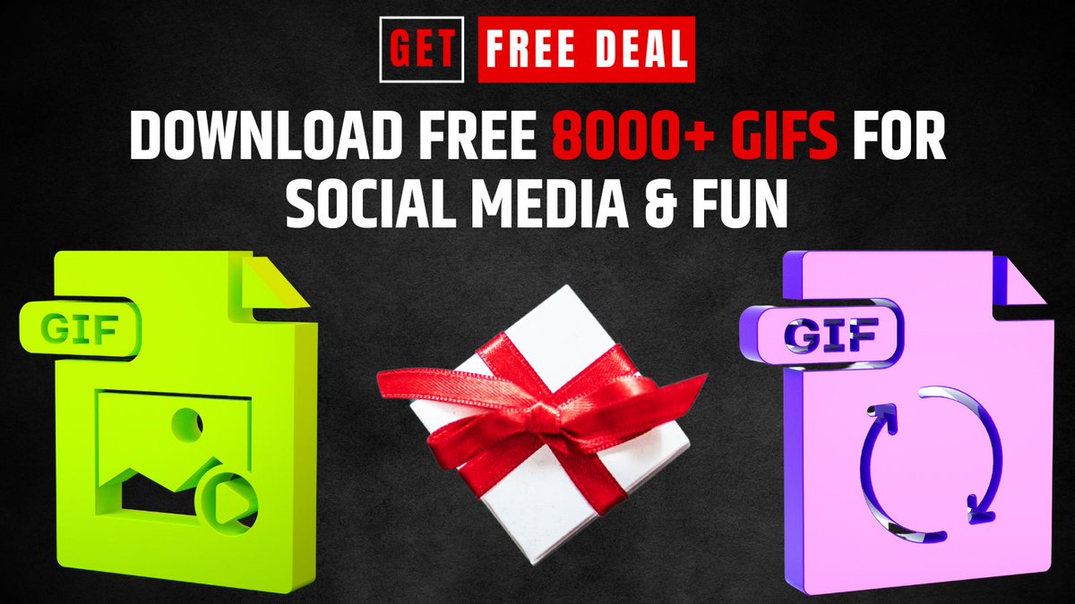 GetFreeDeal1's tweet photo. 8000+ FREE GIFs up for grabs!
💬 Perfect for social media posts, memes &amp; fun content
🎁 Download instantly – no cost, no catch!
https://t.co/VXl6zAw3J3
#FreeGIFs #ContentBundle #GIFDownload #GetFreeDeal https://t.co/SS3xU6Z9fs