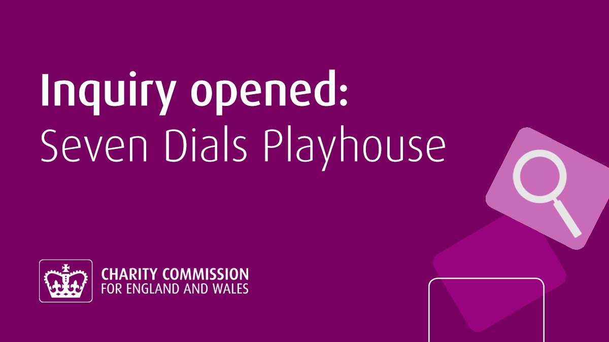 We've opened an inquiry into Seven Dials Playhouse due to ongoing concerns over its long-term financial viability.

Read more: gov.uk/government/new…