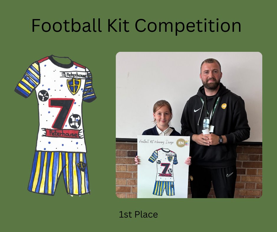 Before Half Term, Amy from Peterhouse Primary Academy was awarded her prize for creating the winning football kit design at this years 'Biggest Ever Football Session' for girls. Jordan presented her school with brand new footballs, cones and bibs. Well done Amy! ⚽