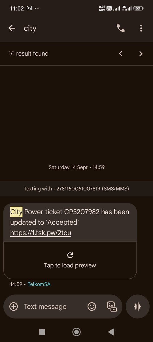 kmusicophile's tweet photo. @CityPowerJhb Even today this reference number has not been attended been reporting lights the whole of last year. https://t.co/ocn2eQLLX3