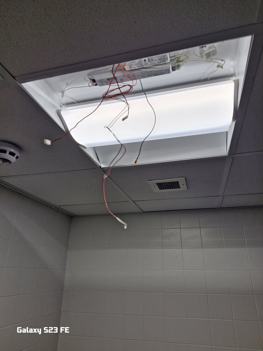 Hiya <a href="/AldiUK/">Aldi Stores UK</a>, there is a loose wire in the Bathroom at Montrose Aldi. Could we sort something out with this?