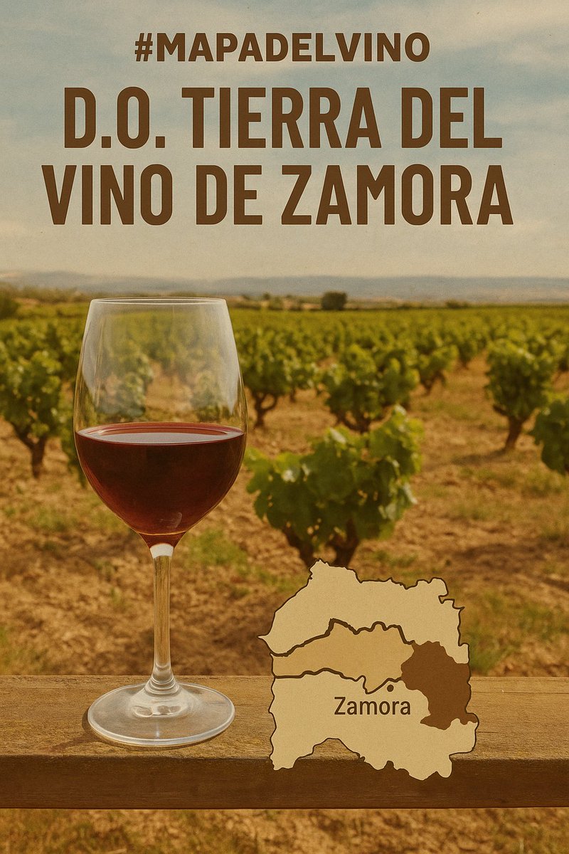 #MapaDelVino | D.O. Tierra del Vino de Zamora 🍇

¿Sabías que Zamora tiene su propia denominación de origen desde 2007?
En plena llanura castellana, entre el Duero y el vino de Toro, esta DO guarda uno de los secretos mejor compartidos de Castilla y León.

✅Uva estrella: