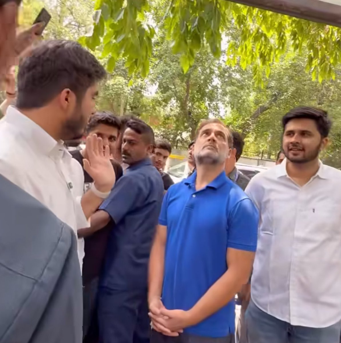 Rahul Gandhi visiting DU is like a rejected actor crashing a student play.

No role, no invite, just loud entry and bad reviews. #DU