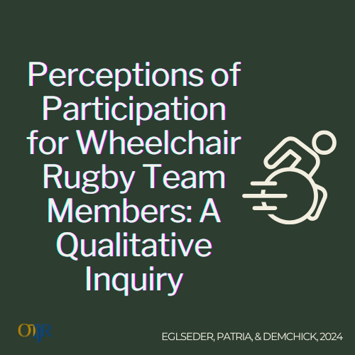 OTJRJournal's tweet photo. New research reveals wheelchair rugby's impact on well-being and #CommunityParticipation for individuals with quadriparesis: https://t.co/KojKzIBQ7L

#OccupationalTherapy #AdaptiveSports #OT #OTresearch #OTresources #Healthcare #Rehabilitation #OTstudent #SCI #SpinalCordInjury https://t.co/5d42Hk1lTr