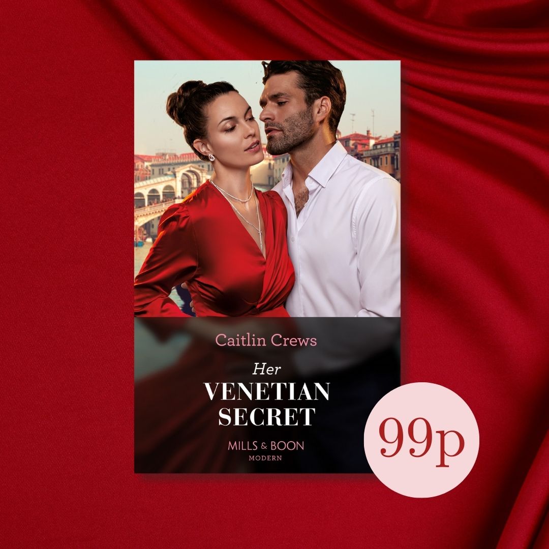 📣 99p eBook deal on Kindle! 📣

Her Venetian Secret by Caitlin Crews is perfect for fans of:
💸 Billionaires
🎭 Hidden identity
👶 Accidental pregnancy

Download your copy today: ow.ly/9ago50VTPmB