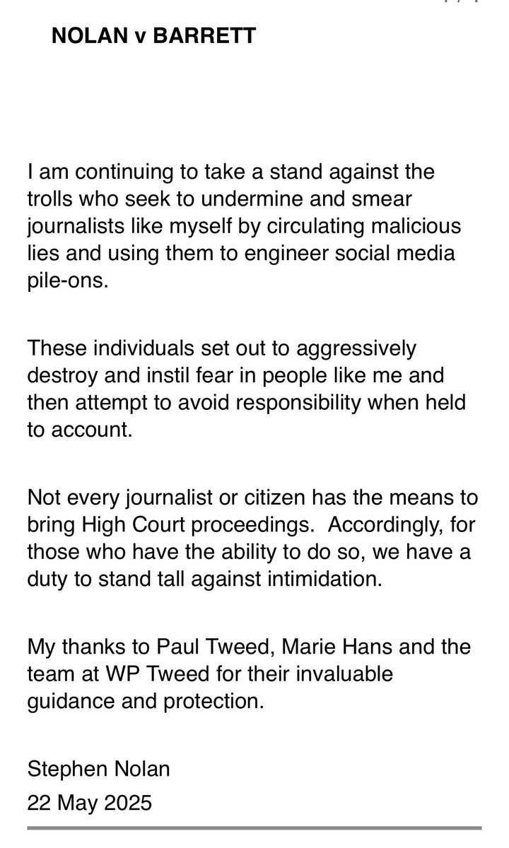 Stephen Nolan (@stephennolan) on Twitter photo 