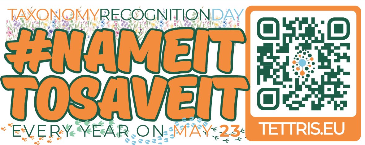 Tomorrow is #TaxonomyRecognitionDay Natural History Museums join forces to highlight taxonomy! Take part in a fun way by sharing your favourite species! Take a photo of the species, add its scientific name &amp; share it with the hashtag #NameItToSaveIt