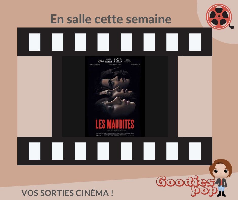 Les #sorties #ensallessemaine21
#Lesmaudites
Genre épouvante, horreur, thriller. De Pedro Martin-Calero.
Avec Ester Expósito, Mathilde Ollivier, Malena Villa.  . 

Pour les #bandesannonces c'est par ici :  urls.fr/sAYFKf