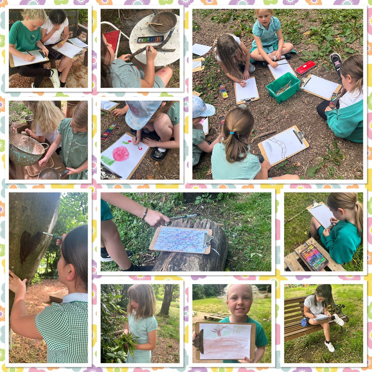 YGNantCaerau's tweet image. Plant clwb lles yn mwynhau yn yr ardd ☀️ Wellbeing club having fun in the garden ☀️ #lles #wellbeing