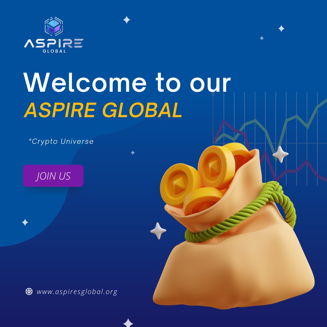 MindGame1372333's tweet photo. 🌐 Welcome to Aspire Global
Where innovation meets opportunity.
Join the movement, explore the future of crypto, and unlock your financial potential. 🚀
#WelcomeToAspire #AspireGlobal #CryptoCommunity #InvestWithConfidence #FutureFinance #BlockchainJourney https://t.co/Q8NJROQ5kR