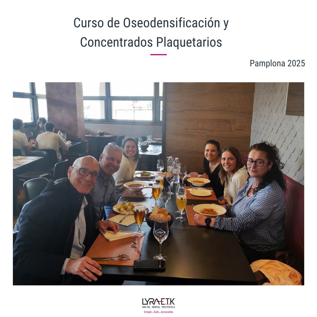 ¡Qué gran experiencia formativa! Hemos tenido el placer de colaborar en el curso de Oseodensificación y Concentrados Plaquetarios impartido por el Dr. Argimiro Hernándezen la Clínica Divina Pastora, en Pamplona.

¡Les esperamos con más novedades!🚀

Simple. Safe. Accessible 😁