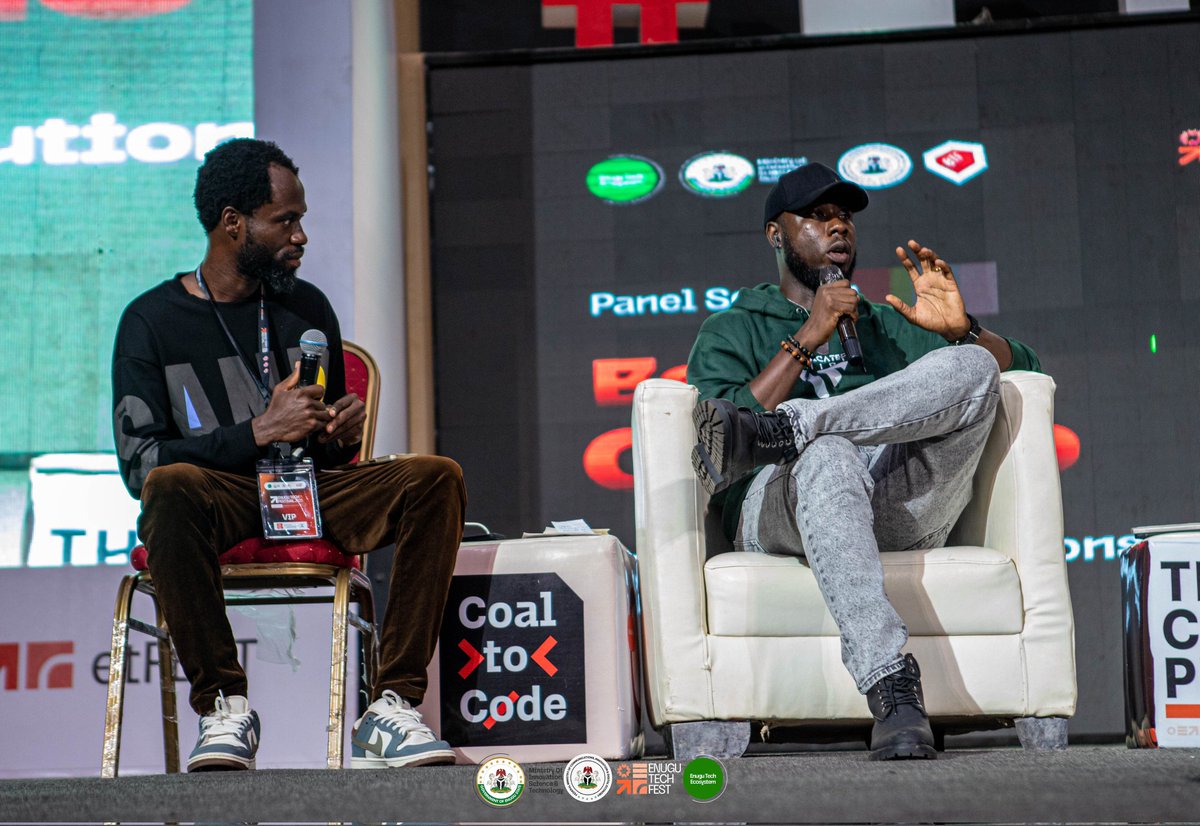 Enugu_techfest's tweet image. What does Web3 really mean for Nigeria beyond the hype?
At ETF 2025, we brought together some of the sharpest minds in the space — @judicodes, Obinna Iwuno, @defimessiah1, and @Vindicatedchidi — with Emmanuel Chinedu guiding the conversation as host.
From DeFi to digital…