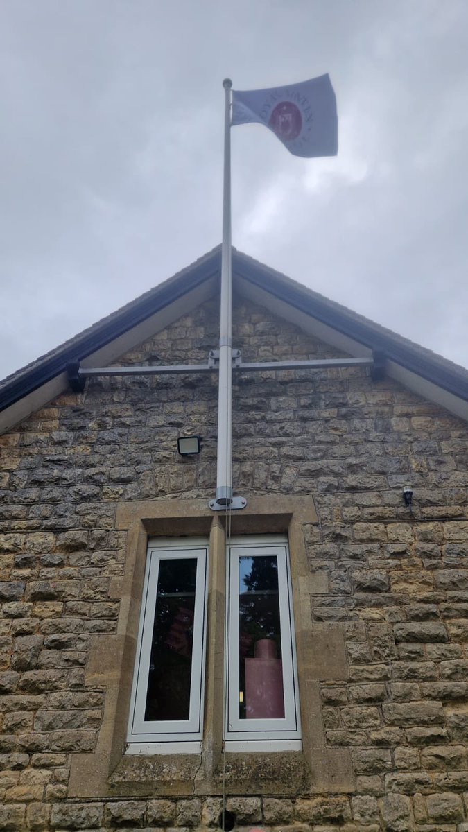 We have a brand new RLS flag - thanks to the Site Team for organising this!