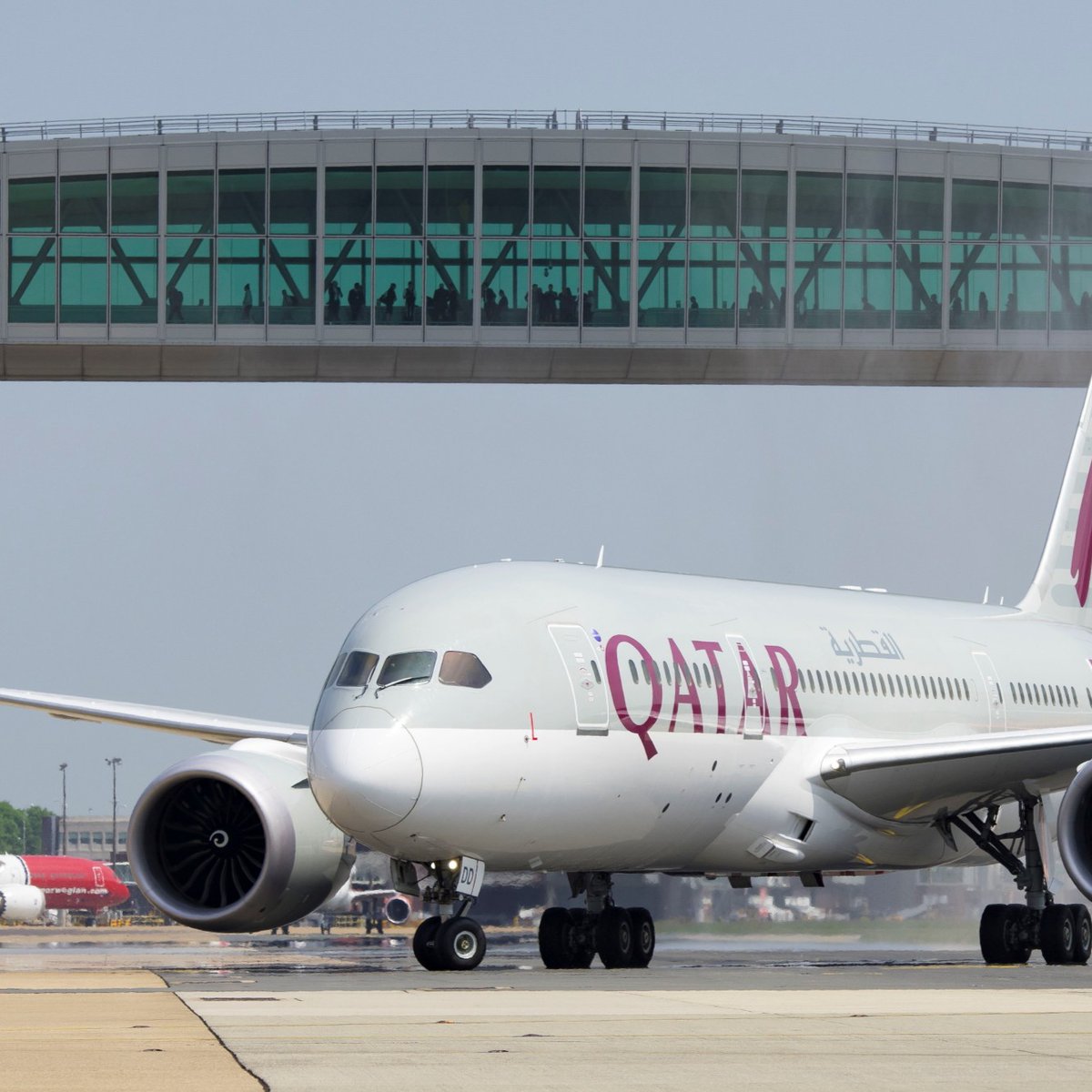 Bloc Gatwick. (@blochotellgw) on Twitter photo #OnThisDay in 2018, <a href="/qatarairways/">Qatar Airways</a> returned to <a href="/Gatwick_Airport/">London Gatwick LGW</a> with twice daily flight to Doha. ๐ถ๐ฆ #OnThisDay in 2018, <a href="/qatarairways/">Qatar Airways</a> returned to <a href="/Gatwick_Airport/">London Gatwick LGW</a> with twice daily flight to Doha. ๐ถ๐ฆ