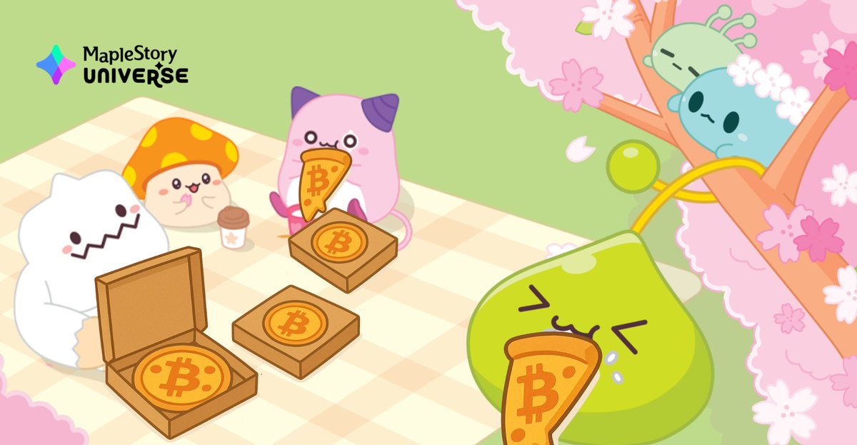 gMaple 🍄 Happy Bitcoin Pizza Day from your favorite Maple frens! 🍕