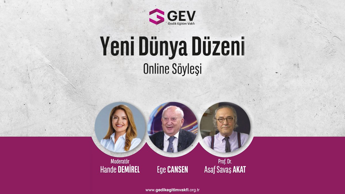 GedikEgitim's tweet photo. Yeni Dünya Düzeni
Farklı bakış açıları ve değerli yorumlarla dolu bu söyleşiyi izlemek için
🔽
https://t.co/NzwvHc8nJN
@HandeDemireltv @AS_Akat #egecansen #yenidünyadüzeni #handedemirel #asafsavaş #gedikeğitimvakfı #onlinesöyleşi https://t.co/XL9t27K1cO