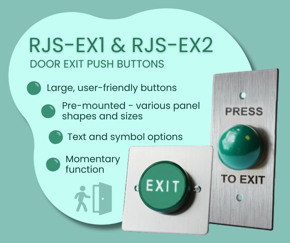 LED_Switches's tweet image. Our RJS-EX door exit buttons are designed to keep your facilities safe and secure, whilst still allowing people to exit easily.

Perfect for hospitals, offices, residential areas and more!

rjselectronics.com/category/exit-…

#RJSElectronics #DoorEntry #ExitButton #PushButton #Security
