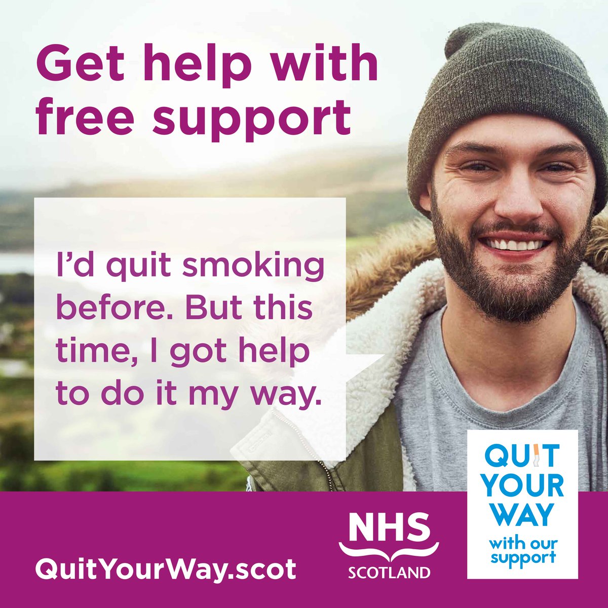 HealthyValleys's tweet photo. Quitting smoking isn’t easy. 
Often it can take a few attempts.
Get help with free support. 

With #QuitYourWay you’re more likely to stop  – and stay stopped 🚭

Just send a message to contact@healthyvalleys.org.uk to find out more. https://t.co/TZ6JQLU4oQ