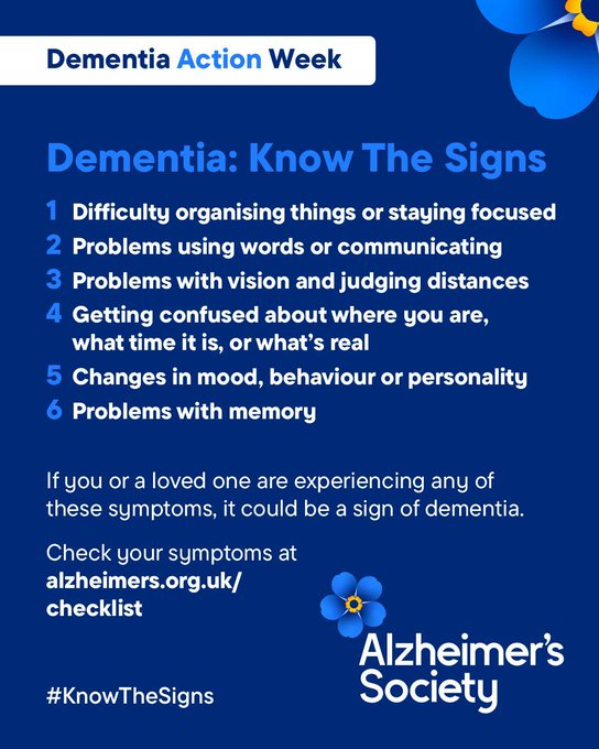 This #DementiaActionWeek sees the start of City &amp; Hackney's Community Health Champions initiative to raise dementia awareness, spot symptoms and the importance of diagnosis. 

Our Champions help make having conversations about health more open and accessible.

#KnowTheSigns