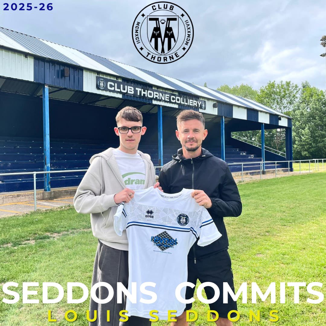 We are delighted to announce that Louis Seddons has committed to Club Thorne for the 2025-26 NCEL Season 🔵⚫️

Everyone at the club is pleased to see Louis return and we’re looking forward to the upcoming season 🙌