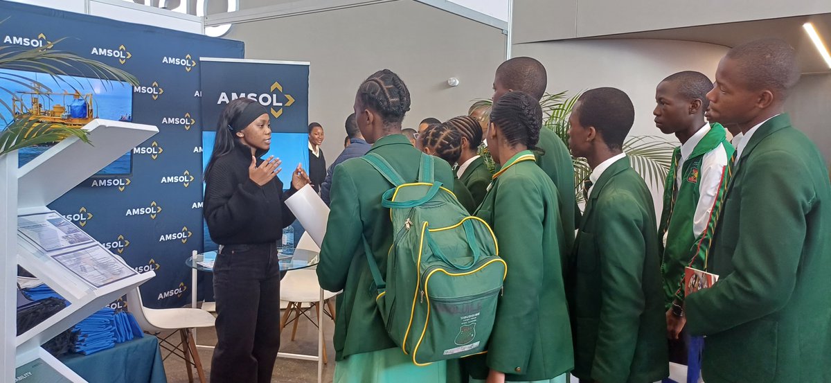 Today in Durban, learners and educators are exploring the ‘SA Agulhas II’ during an Open Day hosted by DFFE.  The event features a maritime careers exhibition and exclusive vessel tours.

All the best to Captain Mdluli, the crew, and AMSOL’s team for busy three days ahead.