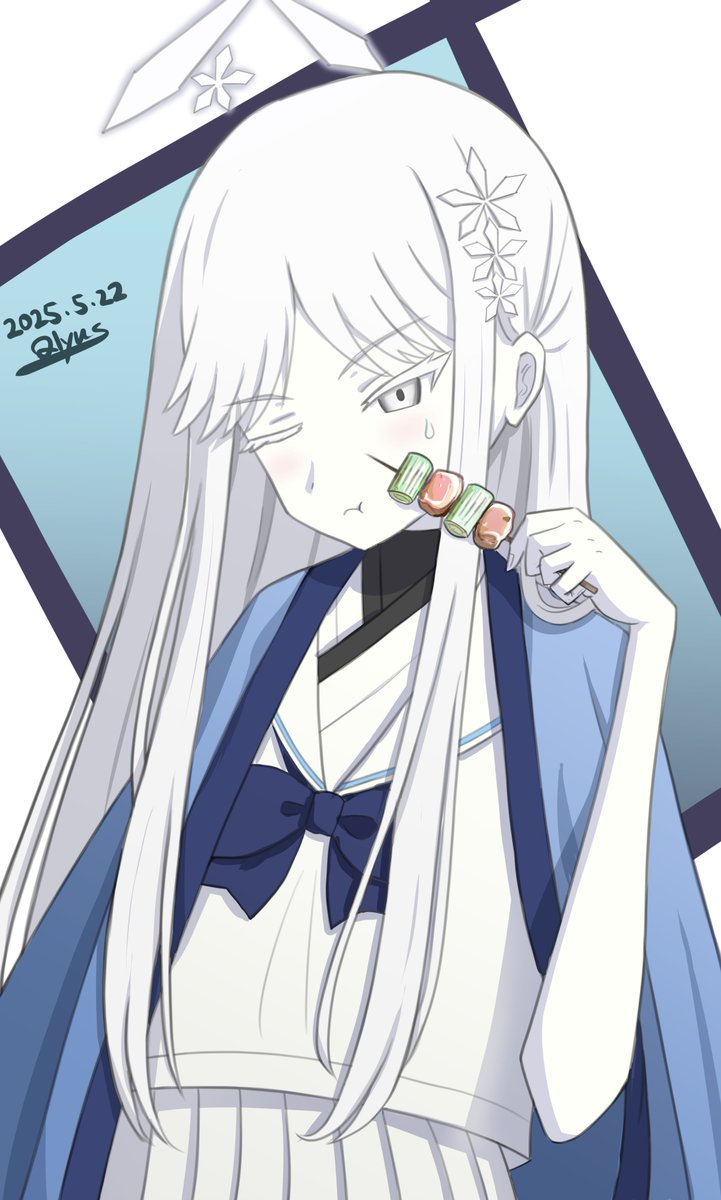 ナグサ
#ブルアカ #BlueArchive #ナグサ #イラスト