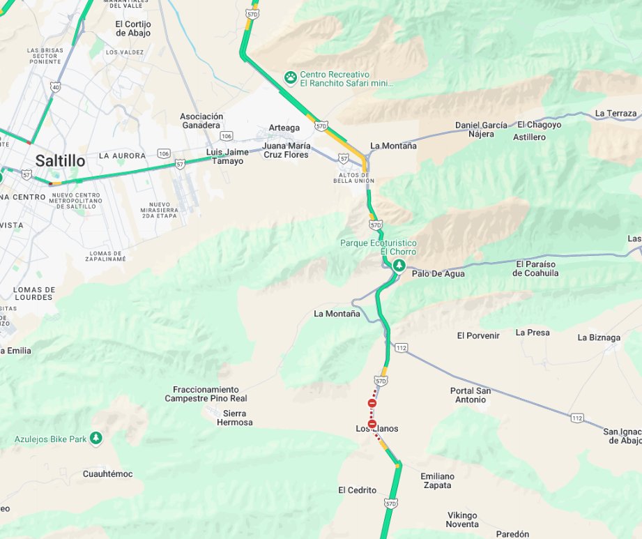 Buen dia 

Tendran reportes del motivo de ALTO TOTAL en Saltillo Matehuala a la altura de La carbonera?
<a href="/GN_Carreteras/">Guardia Nacional Carreteras</a> <a href="/CAPUFE/">CAPUFE</a> <a href="/Kikooman83/">KIKOMAN</a> <a href="/Thermokineros/">Thermokineros De ❤ corazón Oficial</a>