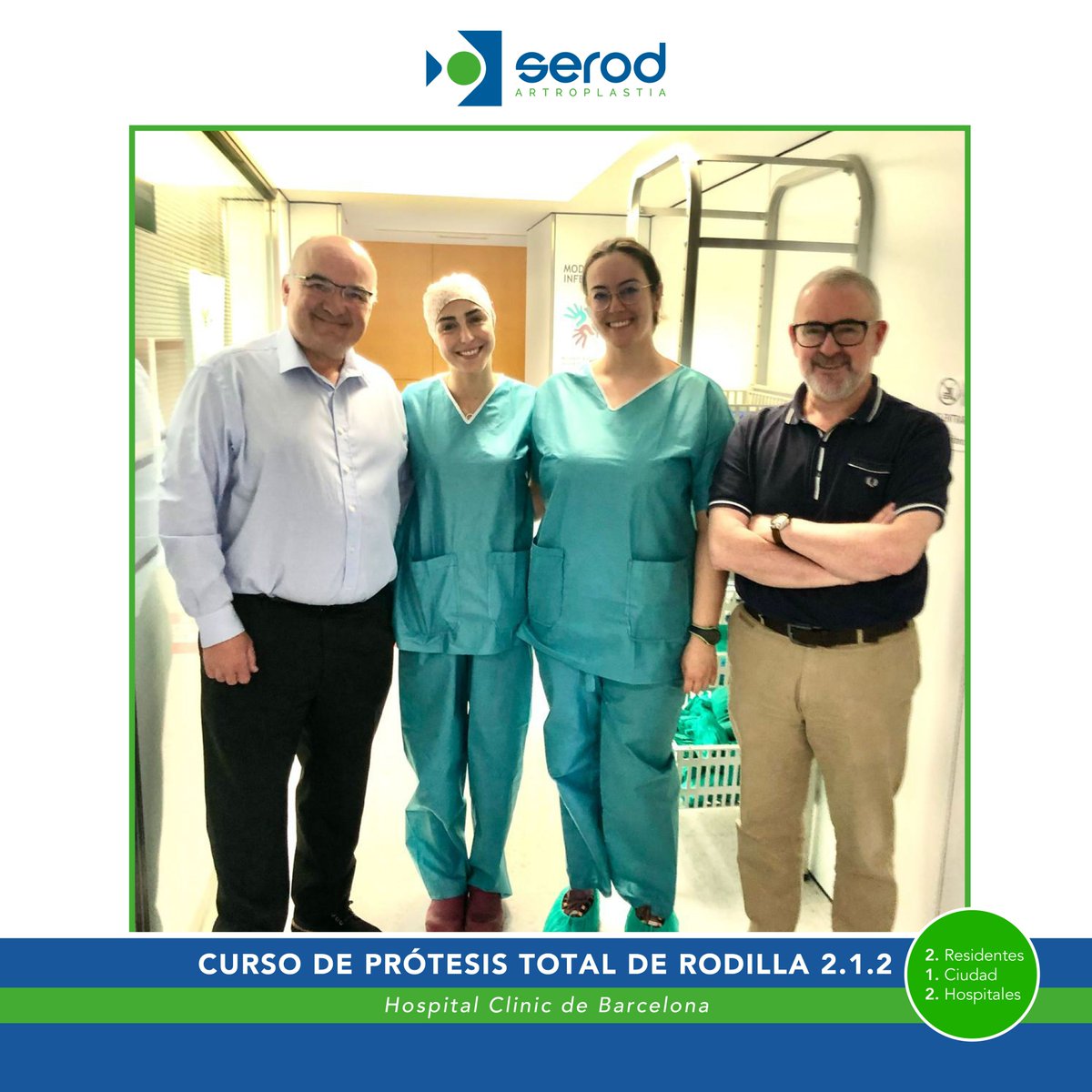 🟢CURSO 2.1.2 PRÓTESIS DE RODILLA BARCELONA🟢

Nos alegra haber completado exitosamente la celebración de nuestro Curso 2.1.2 de Prótesis de Rodilla realizado ayer y hoy en Barcelona.

🙏🏥¡Muchas gracias a los hospitales de la Esperanza y Clinic de Barcelona por su colaboración!