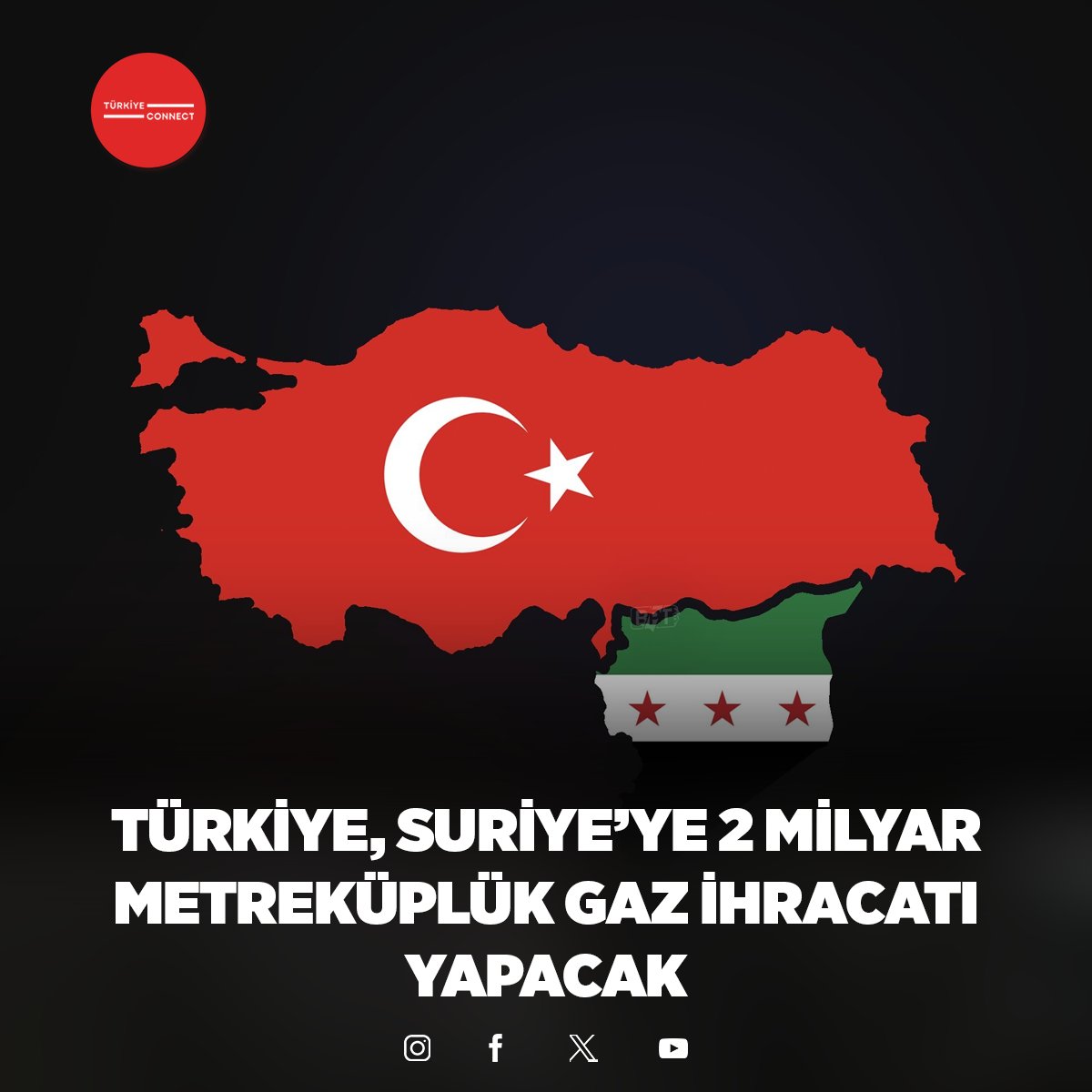 Türkiye, Suriye'ye 2 milyar metreküplük gaz ihracatı yapacak.

#türkiye #suriye #doğalgaz