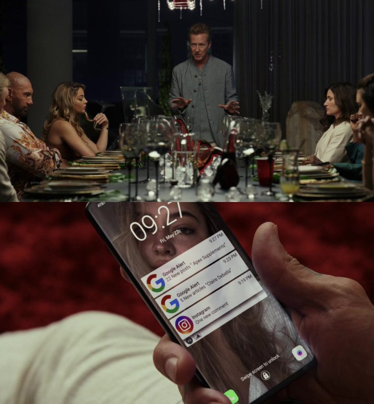 May 22nd 2020 - Tech billionaire Miles Bron hosted a murder mystery dinner party for his friends.

📽️📅 Glass Onion: A Knives Out Mystery (2022)