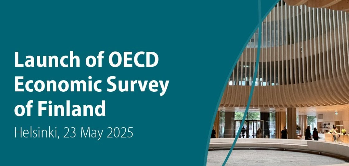 FinlandOECD's tweet photo. 👉Reminder : Seuraa huomenna pe 23.5. klo 10 alkaen (Suomen aikaa) Helsingissä järjestettävää OECD:n Suomen maaraportin tiedotustilaisuutta sekä siihen liittyvää Firming up (clean) growth -paneelikeskustelua! Lisätietoja ja osallistumislinkki: https://t.co/iCsc8J4JQ3 https://t.co/MsgrLoVEwt
