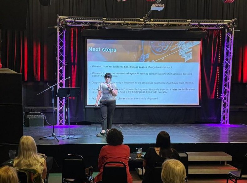 It was great to raise awareness of functional cognitive disorder, how it differs from #dementia, and the importance of getting an accurate diagnosis at #Pint25 earlier this week.

Thanks to <a href="/xZoeAlicex/">Zoë Bell</a> for organising! 👩🏻‍⚕️🔬🧠