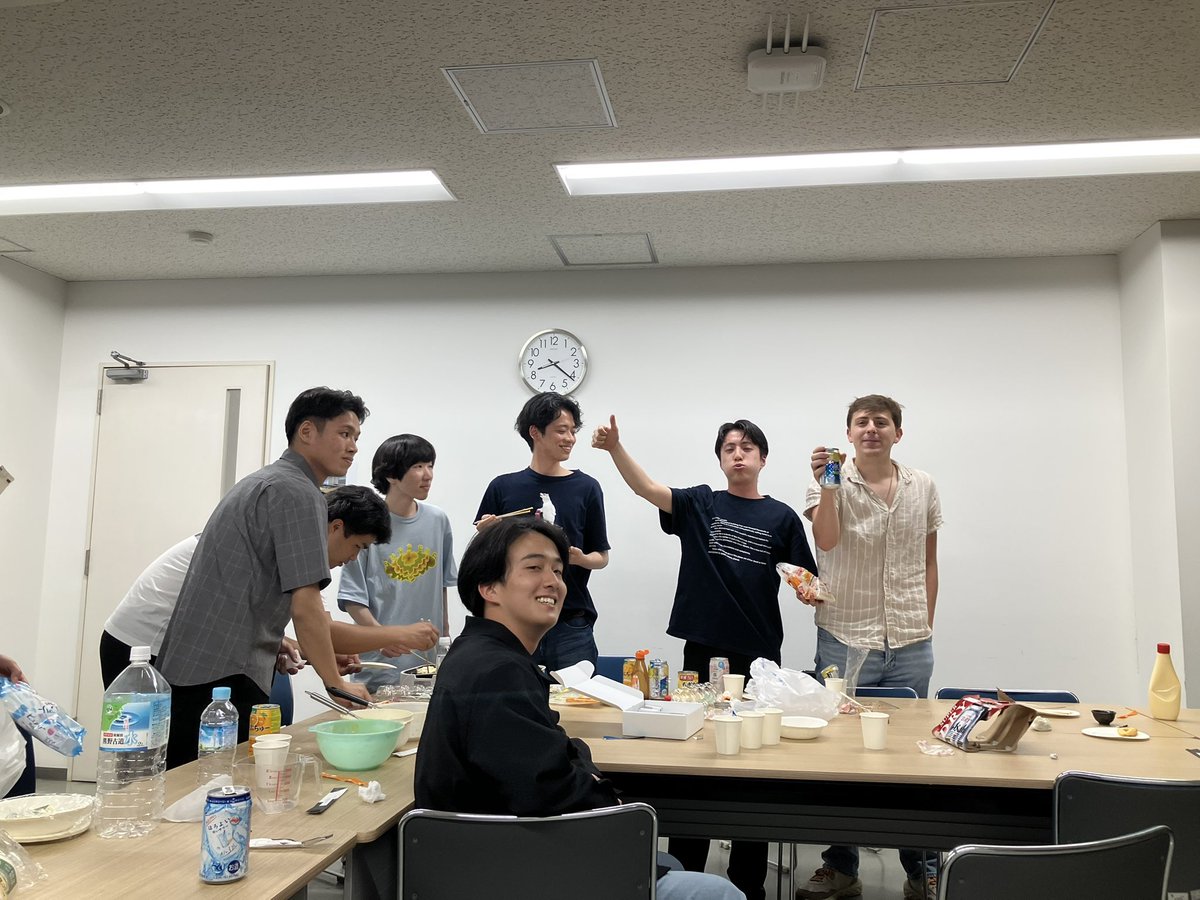 AkifumiKawamura's tweet image. Welcome TAKOYAKI party for Wes from Clemson University
#KUMP, #Clemson