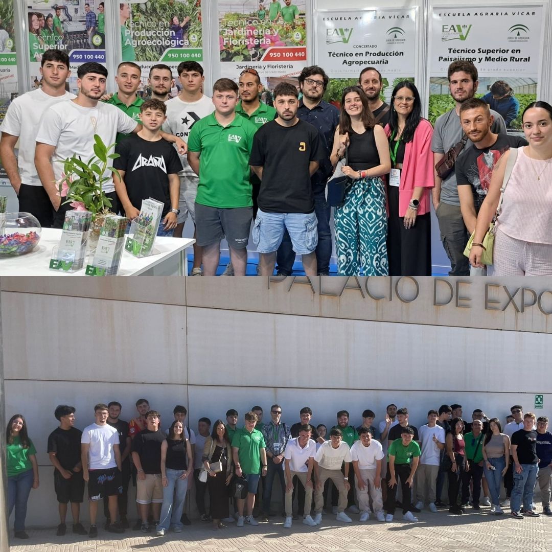Escuela Agraria Vícar participa en la quinta edición de la Feria Internacional de la Producción Agrícola Intensiva y de la Industria Auxiliar, Infoagro Exhibition.
¡¡Ven a visitarnos¡¡
#agricultura #EscuelaAgraria #TécnicoSuperiorAgrario #EAVícar #EscuelaAgrariaVícar #fp