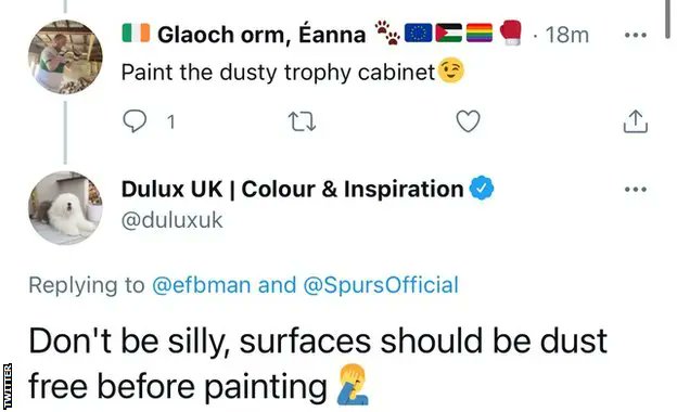 In your face Dulux dog