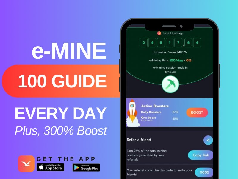 bmy_guide's tweet photo. 🚀 Start mining GUIDE Tokens NOW! 
100 tokens/day by default — triple it with boosts. 
🤑 Up to 400 GUIDE ($4) everyday! 

Simple. Fast. Fun.
Tap. Mine. Repeat.

Only on the #bmyguide app! (iOS &amp; Android) 

#Web3 #CryptoRewards #TravelToken #MiningApp #CryptoMining #Mining https://t.co/7zMt6b0G7V