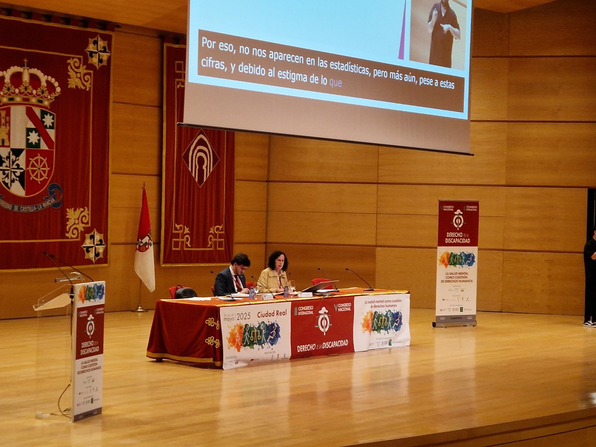 CongresoDiscap's tweet photo. Ana Peláez Narváez expone Mujer y discapacidad psicosocial, discriminación interseccional.
#VCongresoDerechoDiscapacidad #SaludMental
#DerDis #CongresoDerDis https://t.co/QwRF86fT0c