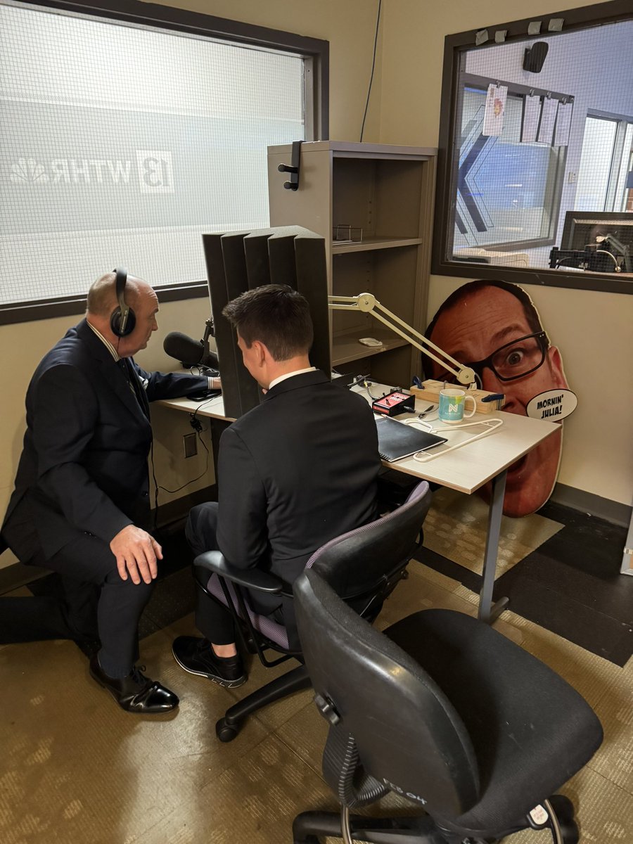 Live now! <a href="/ChuckWTHR/">Chuck Lofton</a> intruding his replacement on <a href="/995zpl/">99.5 zpl</a> right now Matt Standridge!