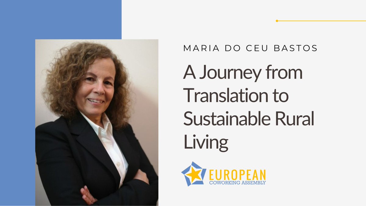 From words to roots, a seasoned translator Maria do Ceu Bastos traded city life for the serene landscapes of rural Portugal. Her story is more than a career shift. It is about becoming a beacon for rural coworking initiatives

🎧 Read here: coworkingassembly.eu/2024/11/12/mar…

#ECA