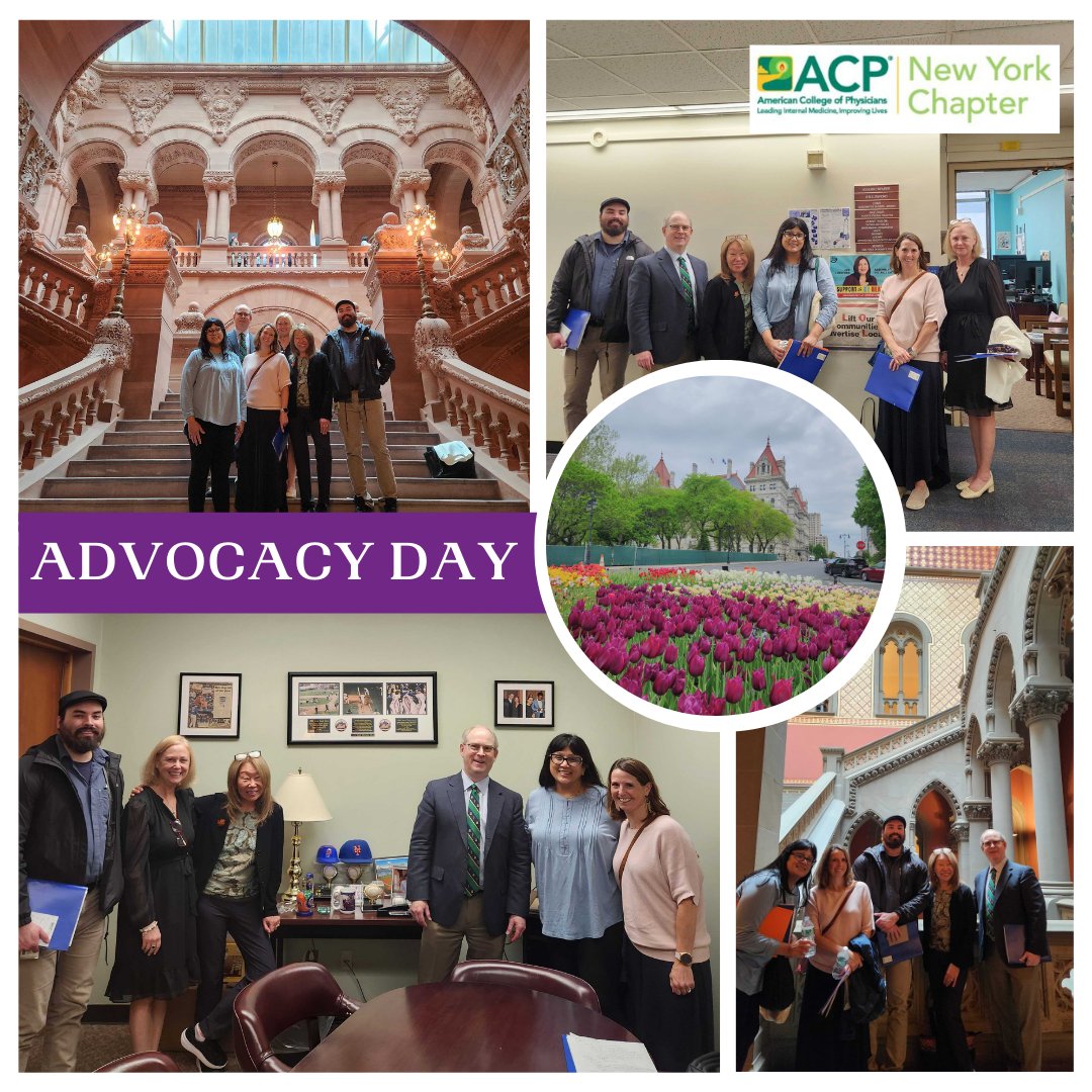 TBT to last week’s #NYACP Advocacy Day! 🏛️
Physician leaders and advocacy intern met with state lawmakers and the Governor’s office to push for:
✅ Primary Care Investment
✅ Prior Auth Reform
✅ Step Therapy Transparency

New relationships. New co-sponsors. Real impact.