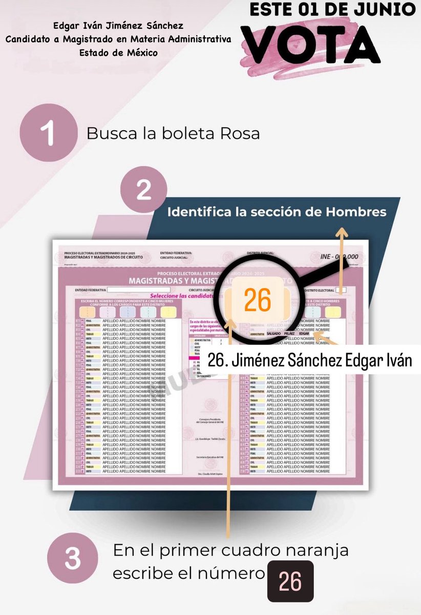 #acordeón #Elecciones2025  #Edomex #elpoderdeservir #EleccionJudicial #vota26 #magistrado