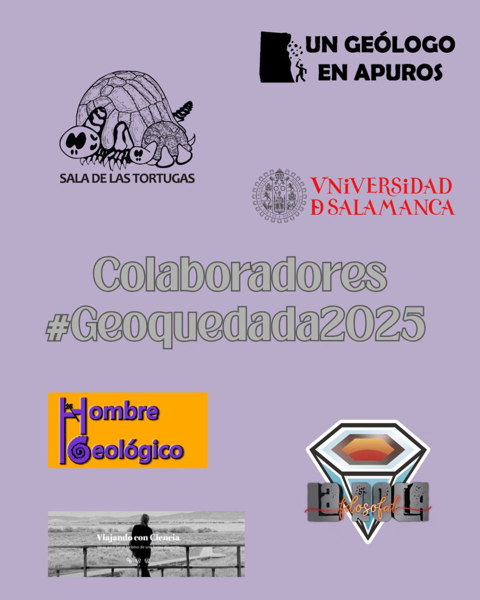 Ya hemos nuestro repaso de los patrocinadores de la #Geoquedada2025, pero aún nos faltaba por hablaros de otro de los pilares fundamentales: nuestros colaboradores. Porque sin ellos la #Geoquedada no sería posible. Si no conoces su labor divulgativa, no dudes en seguirlos.