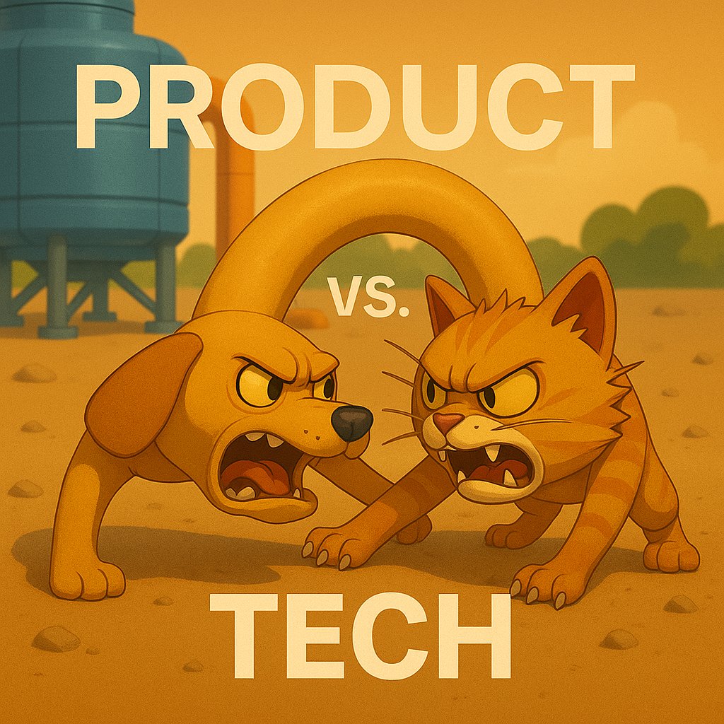 When Product Met Tech
A Love Story Written in Stack Traces

Once upon a sprint, Product declared:
“This feature is simple. Just a button. Users will love it.”

Tech stared into the void, which suspiciously resembled the legacy auth module, the monolithic database, and a CI