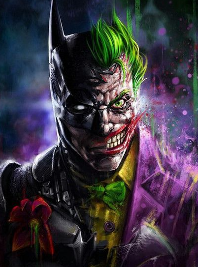 Melenkole's tweet photo. joker or batmen https://t.co/366WtJZ8fR