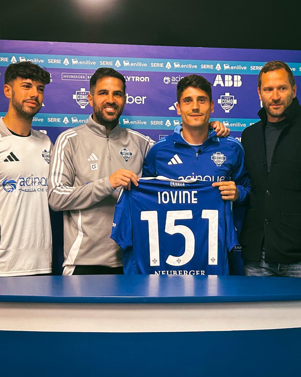 Six seasons, 151 appearances, from Serie C to Serie A.

Son of Como, Alessio Iovine💙
