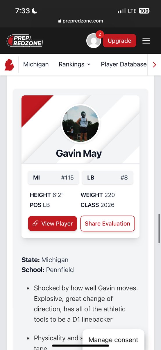 Gavin May 2026 LB 6’2 220 (@gavinmay2026) on Twitter photo I have worked all offseason to work on my speed/change of direction as that’s what coaches said they needed to see from me. I am glad scouts are starting to take notice, thank you <a href="/alex_pallone/">Alex Pallone</a> I will never stop working. <a href="/CoachSeanCronin/">Sean Cronin</a> <a href="/coachsspence/">Sean Spence</a> <a href="/coachwaltbell/">Walt Bell</a> I have worked all offseason to work on my speed/change of direction as that’s what coaches said they needed to see from me. I am glad scouts are starting to take notice, thank you <a href="/alex_pallone/">Alex Pallone</a> I will never stop working. <a href="/CoachSeanCronin/">Sean Cronin</a> <a href="/coachsspence/">Sean Spence</a> <a href="/coachwaltbell/">Walt Bell</a>